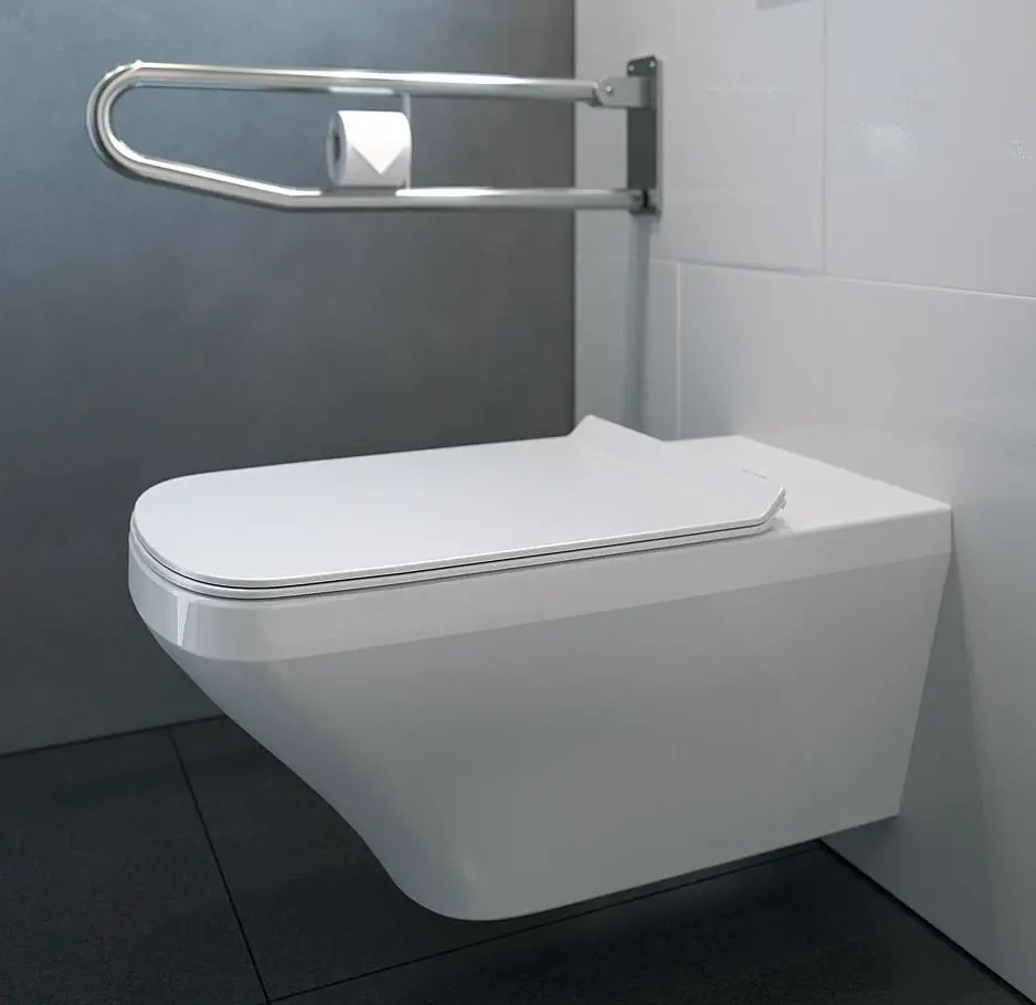 DuraStyle инва туалет 255909 370x700 настенный Duravit Rimless® + сидение с мягким закрыванием 006059